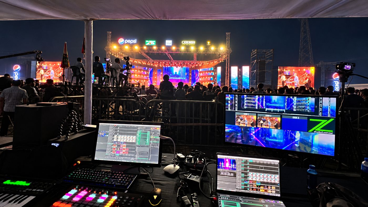 Live VJ by Studio Z BD, production photo 1